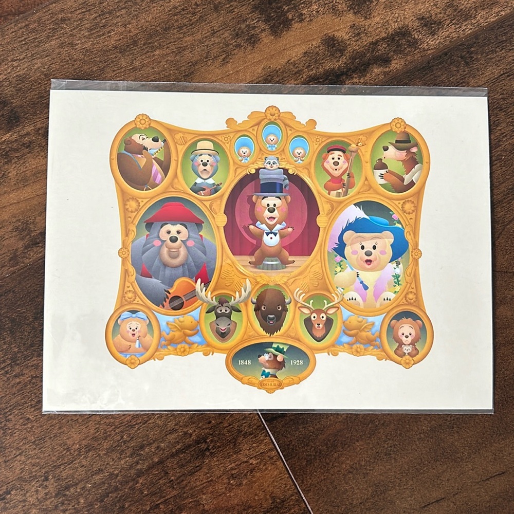Disney Wonderground Gallery Country Bear Jamboree Postcard